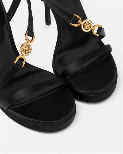 Versace 115mm satin sandals